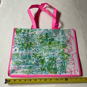 New Lilly Pulitzer Medium Shopping Bag Reusable Tote